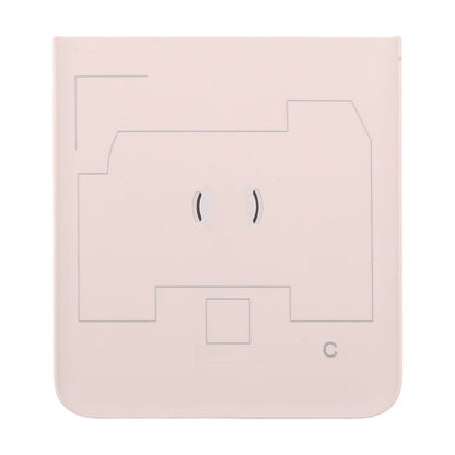 For Motorola Razr 40 Original Lower Part Battery Back Cover(Pink) - Back Cover by buy2fix | Online Shopping UK | buy2fix