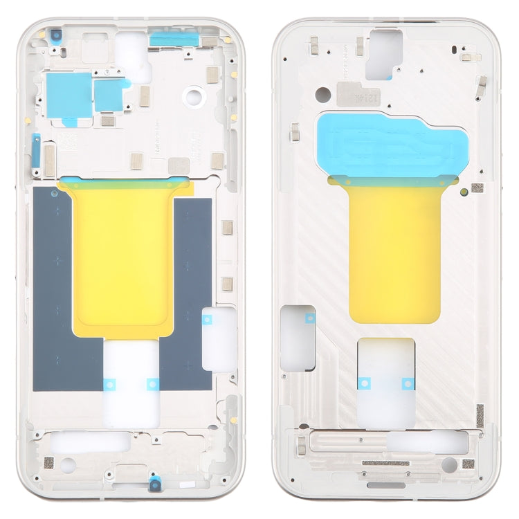 For Google Pixel 9 Original Front Housing LCD Frame Bezel Plate (Gold) by buy2fix