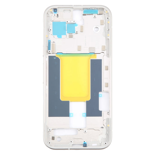 For Google Pixel 9 Original Front Housing LCD Frame Bezel Plate (Gold) by buy2fix