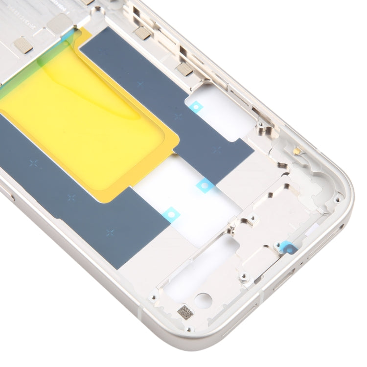 For Google Pixel 9 Original Front Housing LCD Frame Bezel Plate (Gold) by buy2fix