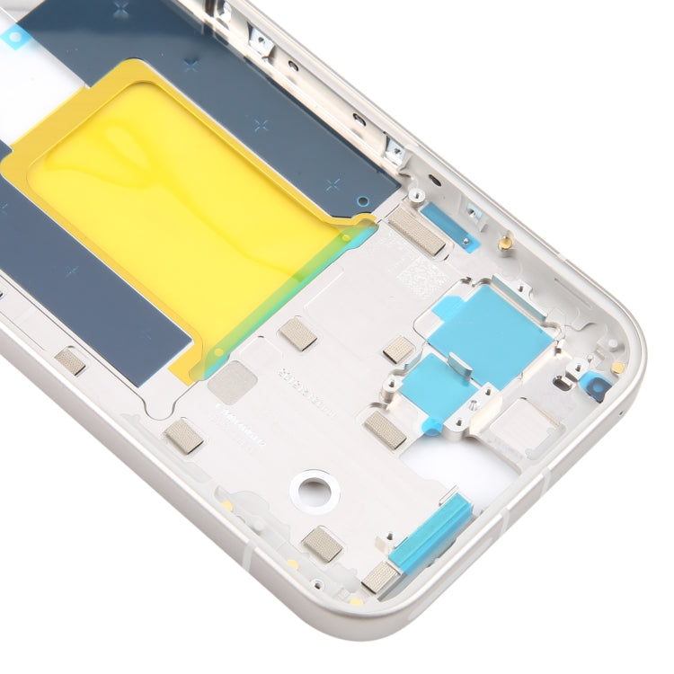 For Google Pixel 9 Original Front Housing LCD Frame Bezel Plate (Gold) by buy2fix