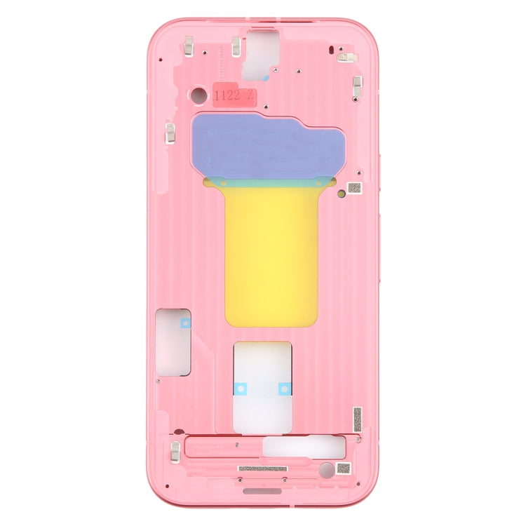 For Google Pixel 9 Original Front Housing LCD Frame Bezel Plate (Red) by buy2fix