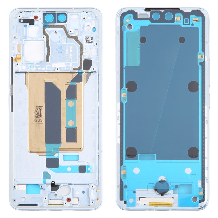 For Xiaomi Civi 4 Pro Original Front Housing LCD Frame Bezel Plate (Blue) by buy2fix