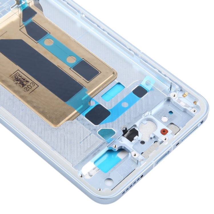 For Xiaomi Civi 4 Pro Original Front Housing LCD Frame Bezel Plate (Blue) by buy2fix