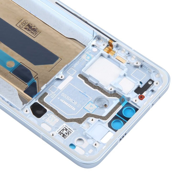 For Xiaomi Civi 4 Pro Original Front Housing LCD Frame Bezel Plate (Blue) by buy2fix