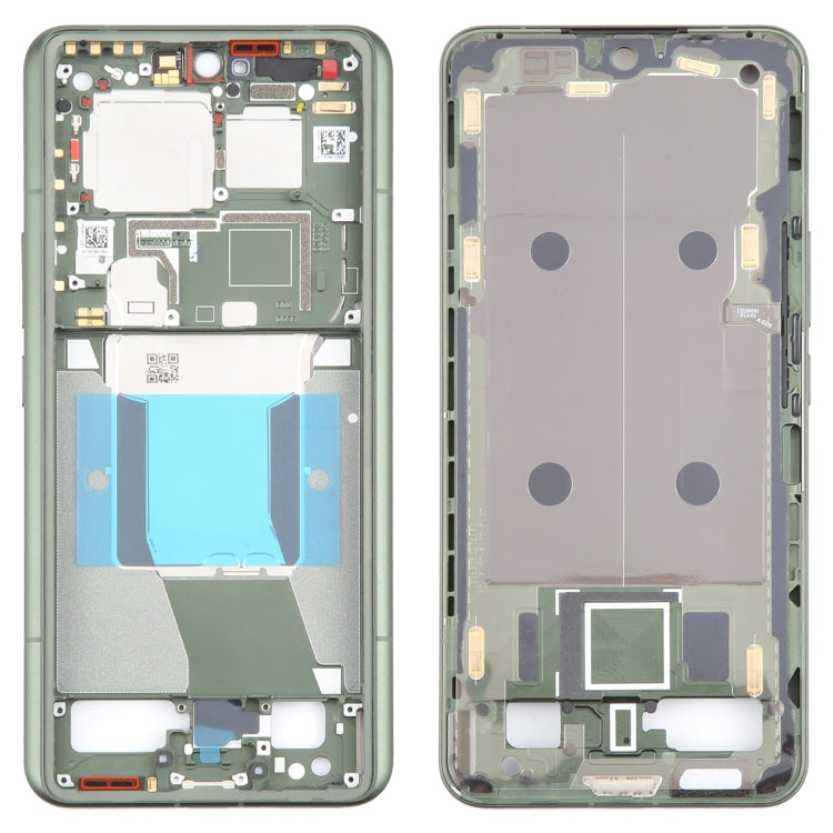 For Xiaomi 14 Ultra Original Front Housing LCD Frame Bezel Plate (Green) by buy2fix