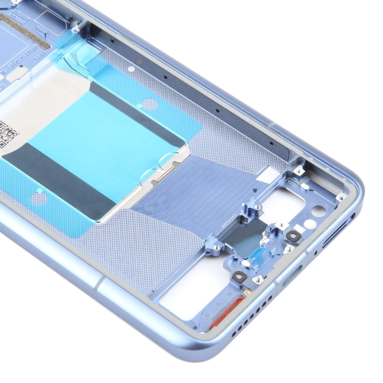For Xiaomi 14 Ultra Original Front Housing LCD Frame Bezel Plate (Blue) by buy2fix