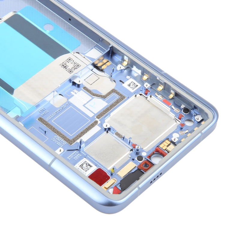 For Xiaomi 14 Ultra Original Front Housing LCD Frame Bezel Plate (Blue) by buy2fix