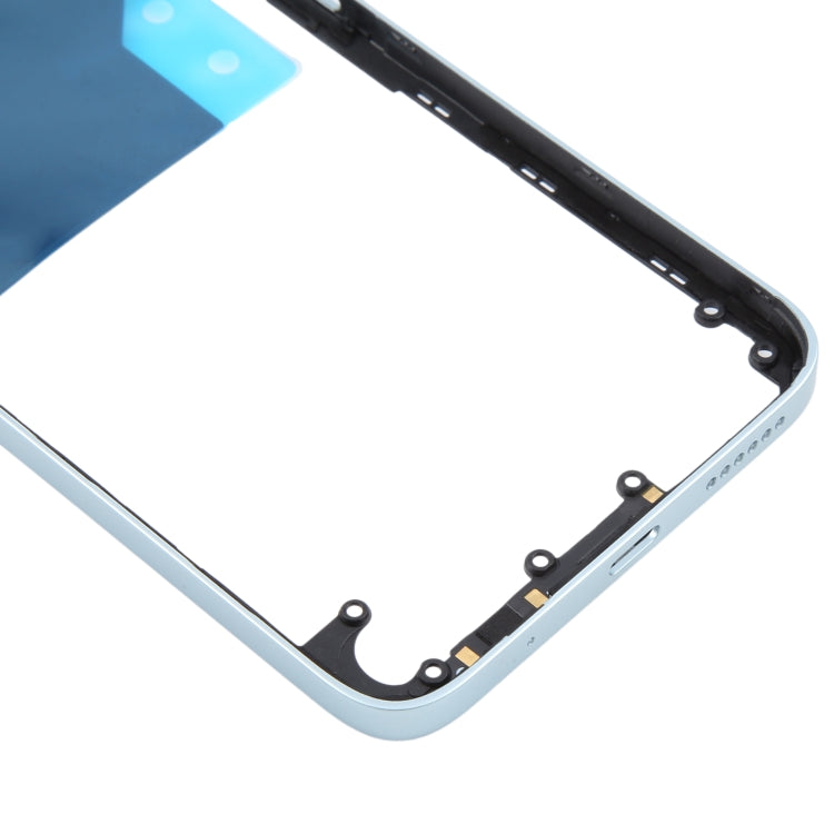 For Xiaomi Redmi 13 5G Original Middle Frame Bezel Plate (Blue) by buy2fix