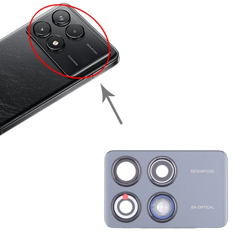 For Xiaomi Redmi K70 Pro Back Camera Lens Frame (Black) by buy2fix