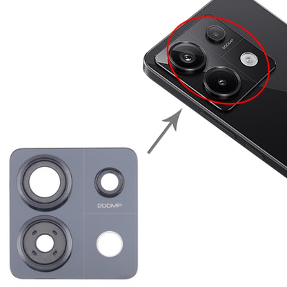 For Xiaomi Redmi Note 13 Pro 5G Back Camera Lens Frame (Black) by buy2fix