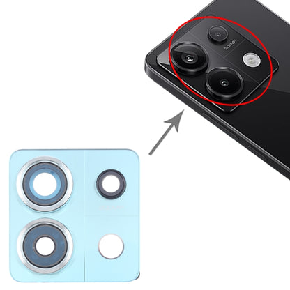 For Xiaomi Redmi Note 13 Pro 5G Back Camera Lens Frame (Green) by buy2fix