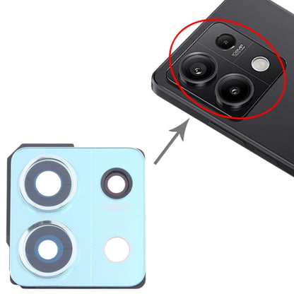 For Xiaomi Redmi Note 13 5G Back Camera Lens Frame (Green) by buy2fix