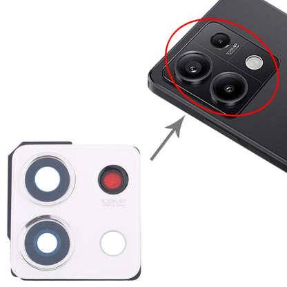 For Xiaomi Redmi Note 13 5G Back Camera Lens Frame (White) by buy2fix