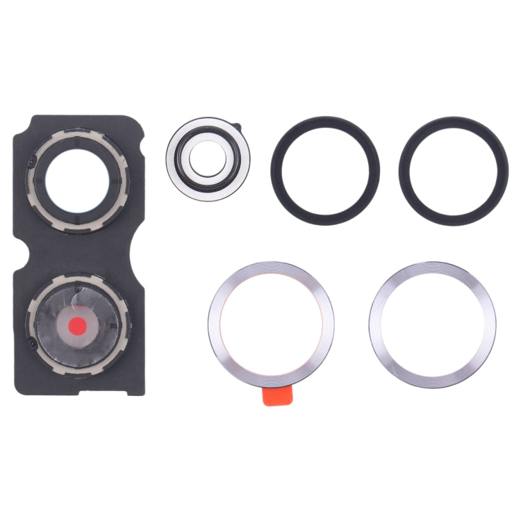 For Xiaomi Redmi Note 13 Pro+ Back Camera Lens Frame (Silver) by buy2fix
