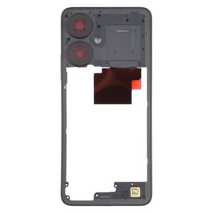 For Xiaomi Redmi 13R Original Middle Frame Bezel Plate (Black) by buy2fix
