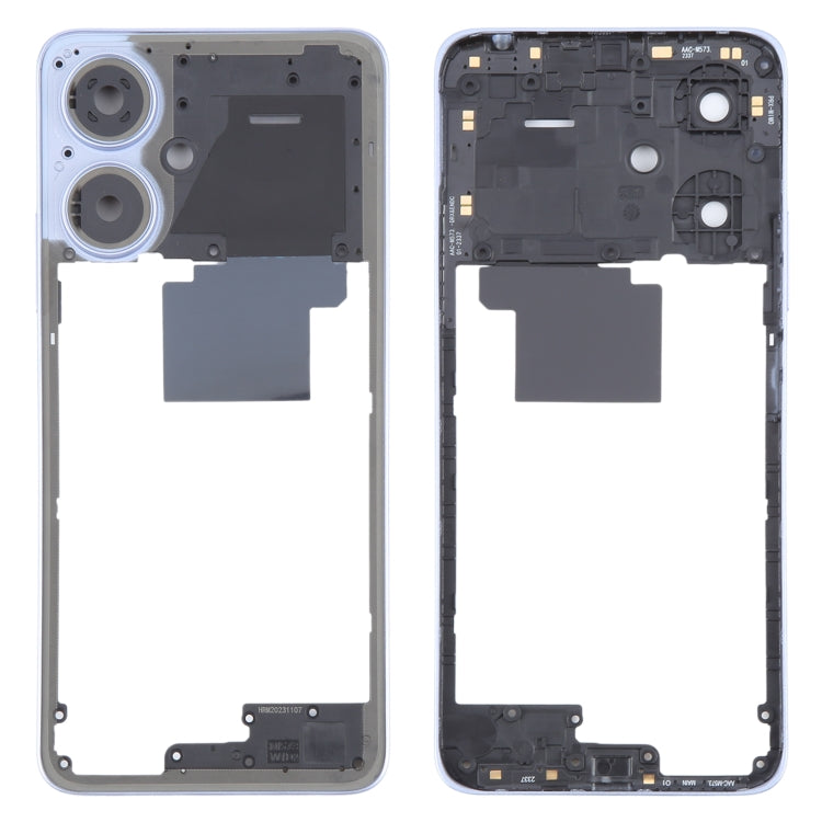 For Xiaomi Poco M6 Original Middle Frame Bezel Plate (Purple) by buy2fix