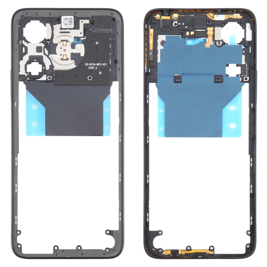 For Xiaomi Redmi Note 13R Original Middle Frame Bezel Plate (Black) by buy2fix