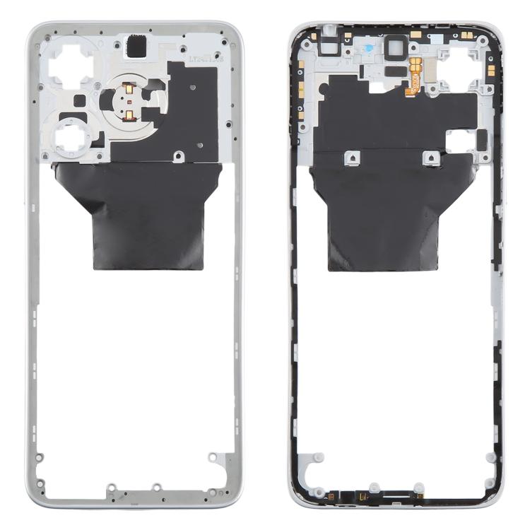 For Xiaomi Redmi Note 13R Original Middle Frame Bezel Plate (Silver) - Frame Bezel Plate by buy2fix | Online Shopping UK | buy2fix