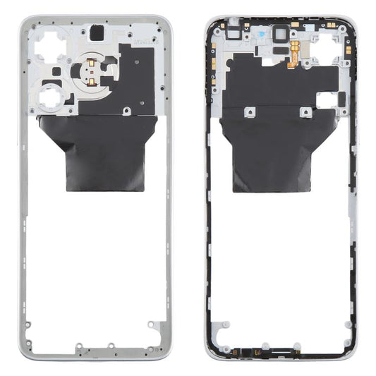 For Xiaomi Redmi Note 13R Original Middle Frame Bezel Plate (Silver) - Frame Bezel Plate by buy2fix | Online Shopping UK | buy2fix
