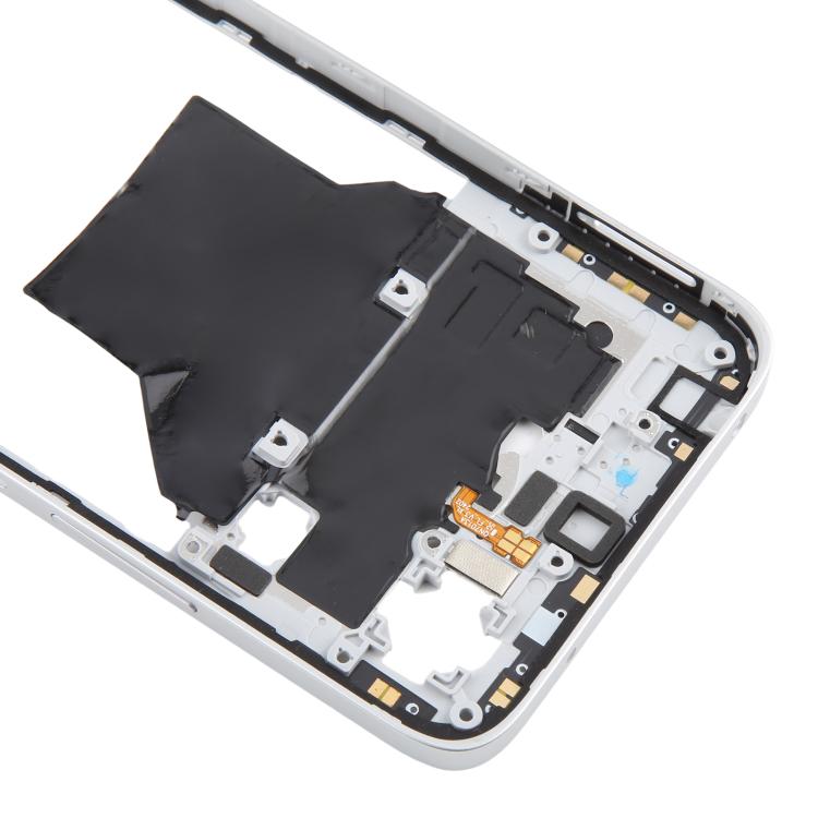 For Xiaomi Redmi Note 13R Original Middle Frame Bezel Plate (Silver) - Frame Bezel Plate by buy2fix | Online Shopping UK | buy2fix