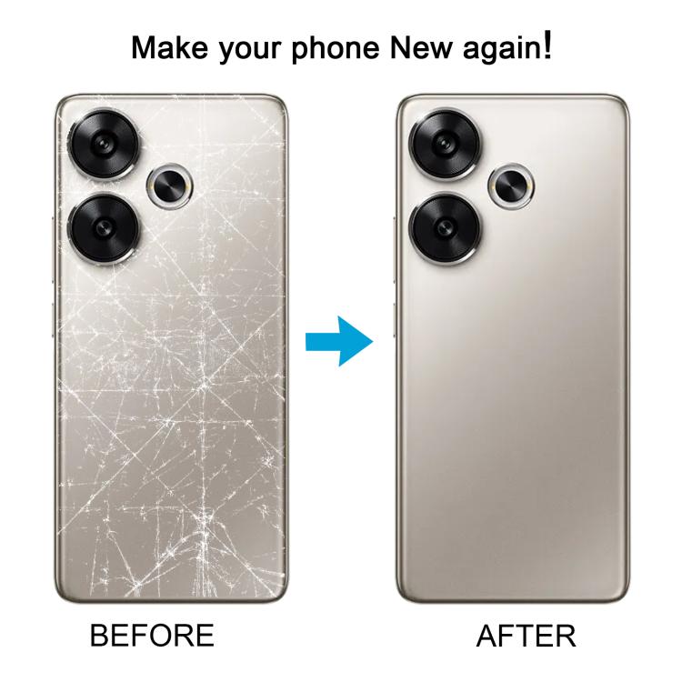 For Xiaomi Redmi Turbo 3 Original Battery Back Cover(Black) - Back Cover by buy2fix | Online Shopping UK | buy2fix