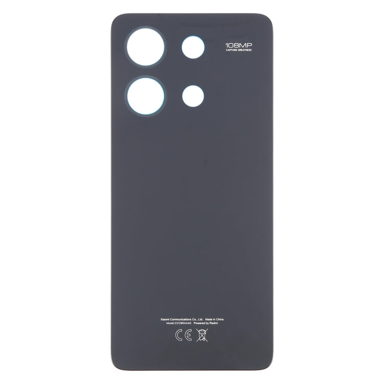 For Xiaomi Redmi Note 13 4G Original Battery Back Cover(Black) by buy2fix