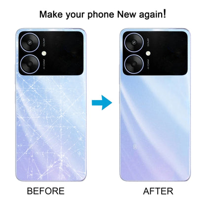 For Xiaomi Redmi 13R Original Battery Back Cover(Black) by buy2fix