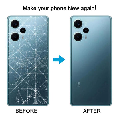 For Xiaomi Poco F5 Original Battery Back Cover(White) - Back Cover by buy2fix | Online Shopping UK | buy2fix