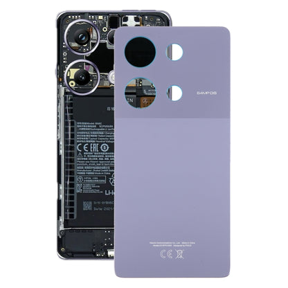 For Xiaomi Poco M6 Pro 4G Original Battery Back Cover(Purple) by buy2fix
