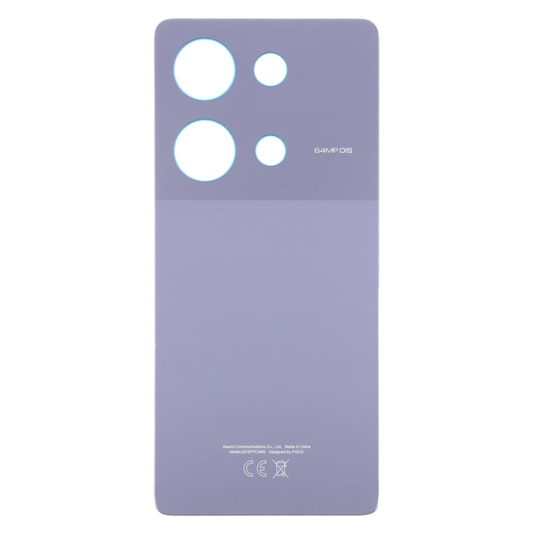 For Xiaomi Poco M6 Pro 4G Original Battery Back Cover(Purple) by buy2fix