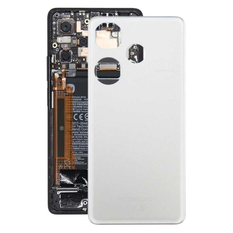 For Xiaomi Poco F6 Original Battery Back Cover(Silver) by buy2fix