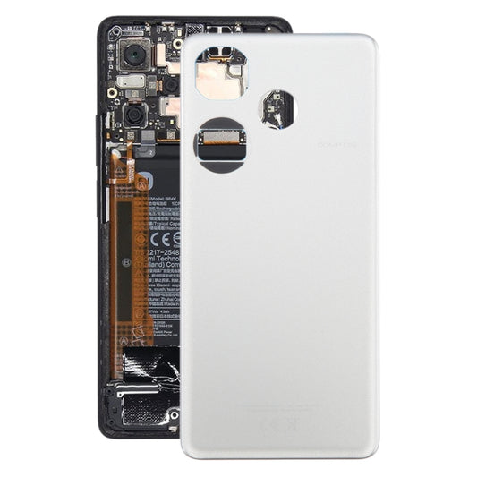 For Xiaomi Poco F6 Original Battery Back Cover(Silver) by buy2fix