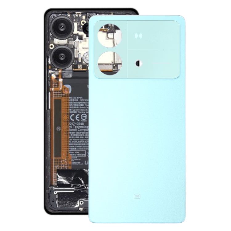 For Xiaomi Poco X6 Neo Original Battery Back Cover(Green) by buy2fix