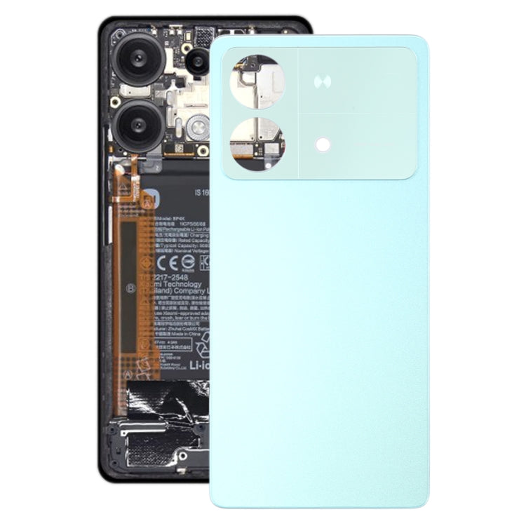 For Xiaomi Redmi Note 13R Pro Original Battery Back Cover(Green) by buy2fix