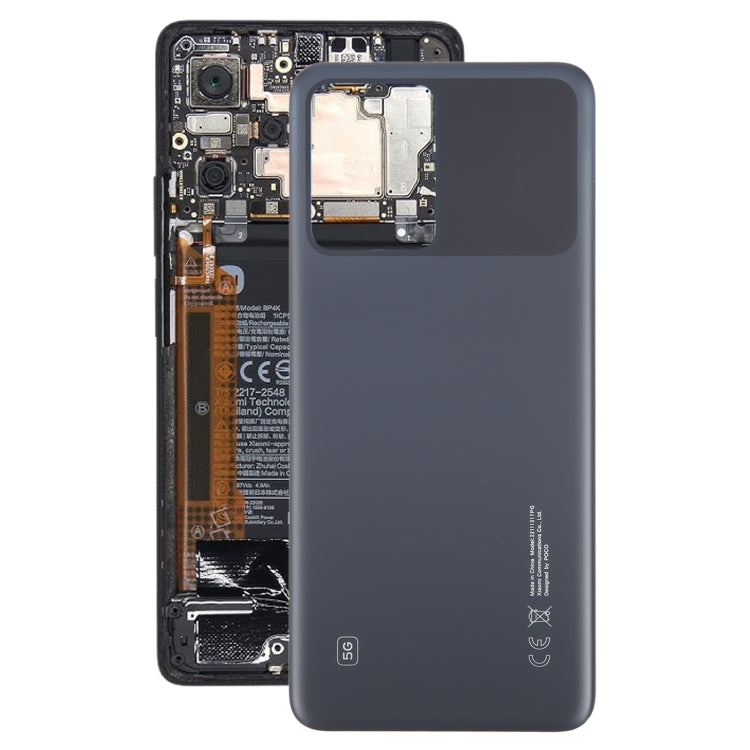 For Xiaomi Poco X5 Original Battery Back Cover(Black) by buy2fix