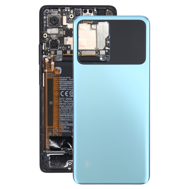 For Xiaomi Poco X5 Original Battery Back Cover(Blue) by buy2fix