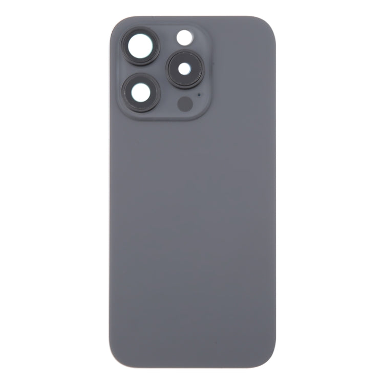 For iPhone 16 Pro Original Glass Battery Back Cover with Camera Lens Cover + MagSafe Magnet(Black) - Back Cover by buy2fix | Online Shopping UK | buy2fix