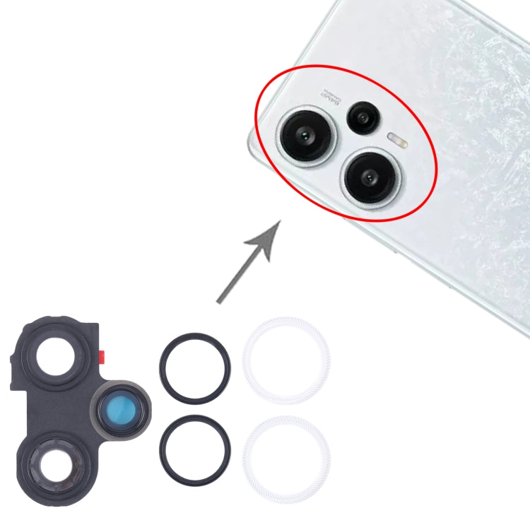 For Xiaomi Redmi Note 12 Turbo Camera Lens Cover (White) by buy2fix