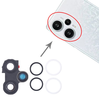 For Xiaomi Redmi Note 12 Turbo Camera Lens Cover (White) by buy2fix