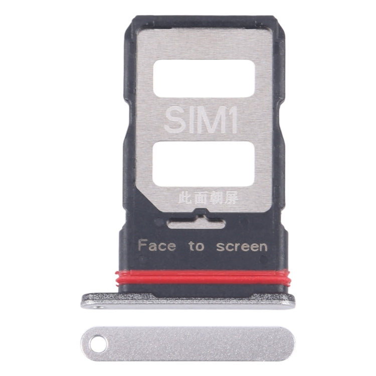 For Xiaomi Redmi K70E Original SIM Card Tray + SIM Card Tray (Silver) by buy2fix