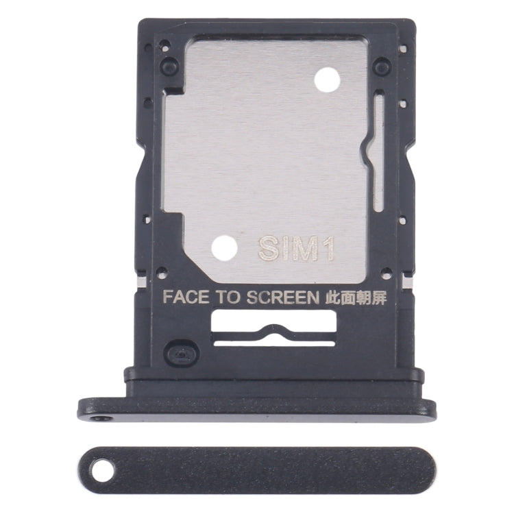 For Xiaomi Redmi Note 13 4G Original SIM Card Tray + SIM / Micro SD Card Tray (Black) by buy2fix