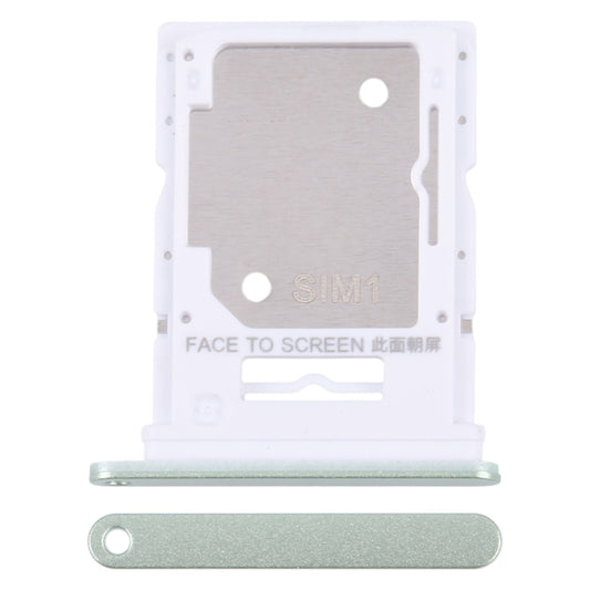 For Xiaomi Redmi Note 13 4G Original SIM Card Tray + SIM / Micro SD Card Tray (Green) by buy2fix