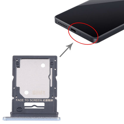 For Xiaomi Redmi Note 13 4G Original SIM Card Tray + SIM / Micro SD Card Tray (Blue) by buy2fix