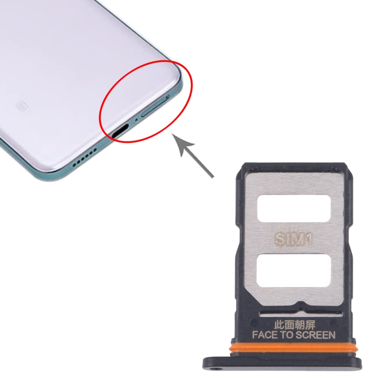 For Xiaomi Poco F6 Original SIM Card Tray + SIM Card Tray (Black) by buy2fix