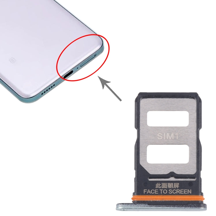 For Xiaomi Redmi Turbo 3 Original SIM Card Tray + SIM Card Tray (Green) by buy2fix