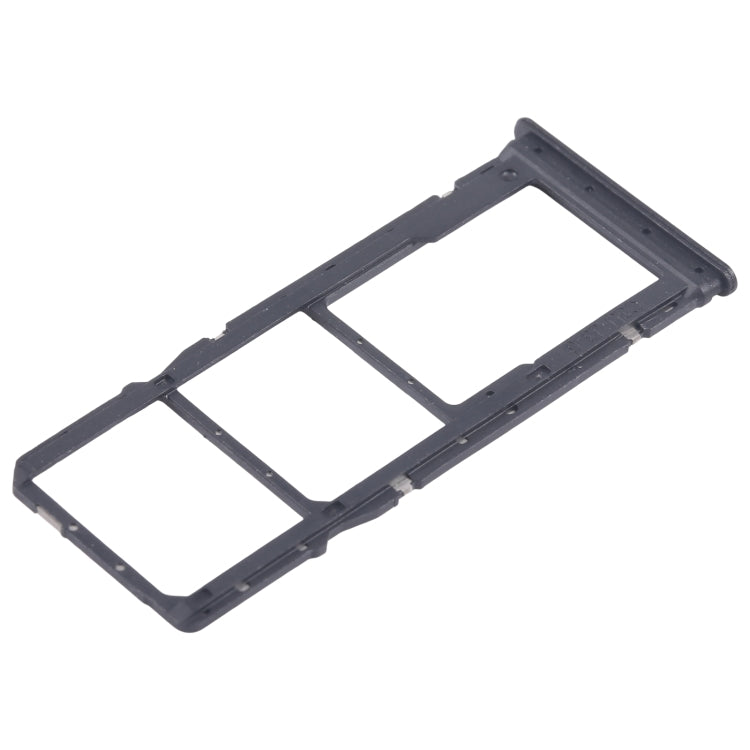 For Xiaomi Poco M6 Original SIM Card Tray + SIM Card Tray + Micro SD Card Tray (Black) - Card Tray by buy2fix | Online Shopping UK | buy2fix