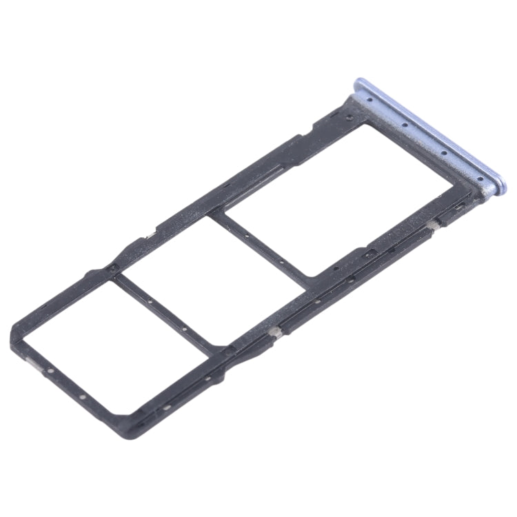 For Xiaomi Poco M6 Original SIM Card Tray + SIM Card Tray + Micro SD Card Tray (Blue) by buy2fix