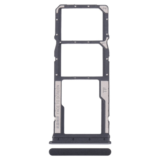 For Xiaomi Redmi 13R Original SIM Card Tray + SIM Card Tray + Micro SD Card Tray (Black) by buy2fix