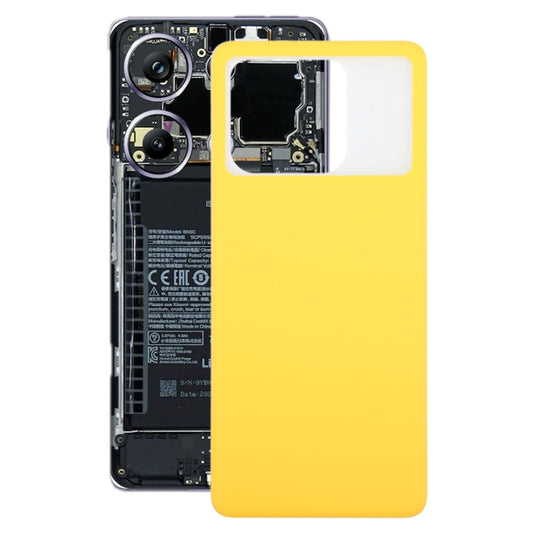 For Xiaomi Poco X6 Pro 5G Original Battery Back Cover(Yellow) by buy2fix